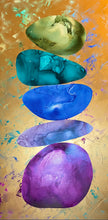 (SOLD) Cairns Jewel Triptych Original