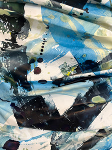 "Floodgates to Truth" (Sage > Aegean Blue)