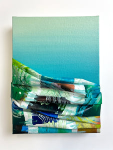 (SOLD) “Floodgates to Confidence" (Mint > Teal)