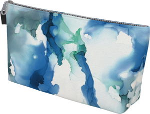 Wristlet Clutch in "Blue Abyss"